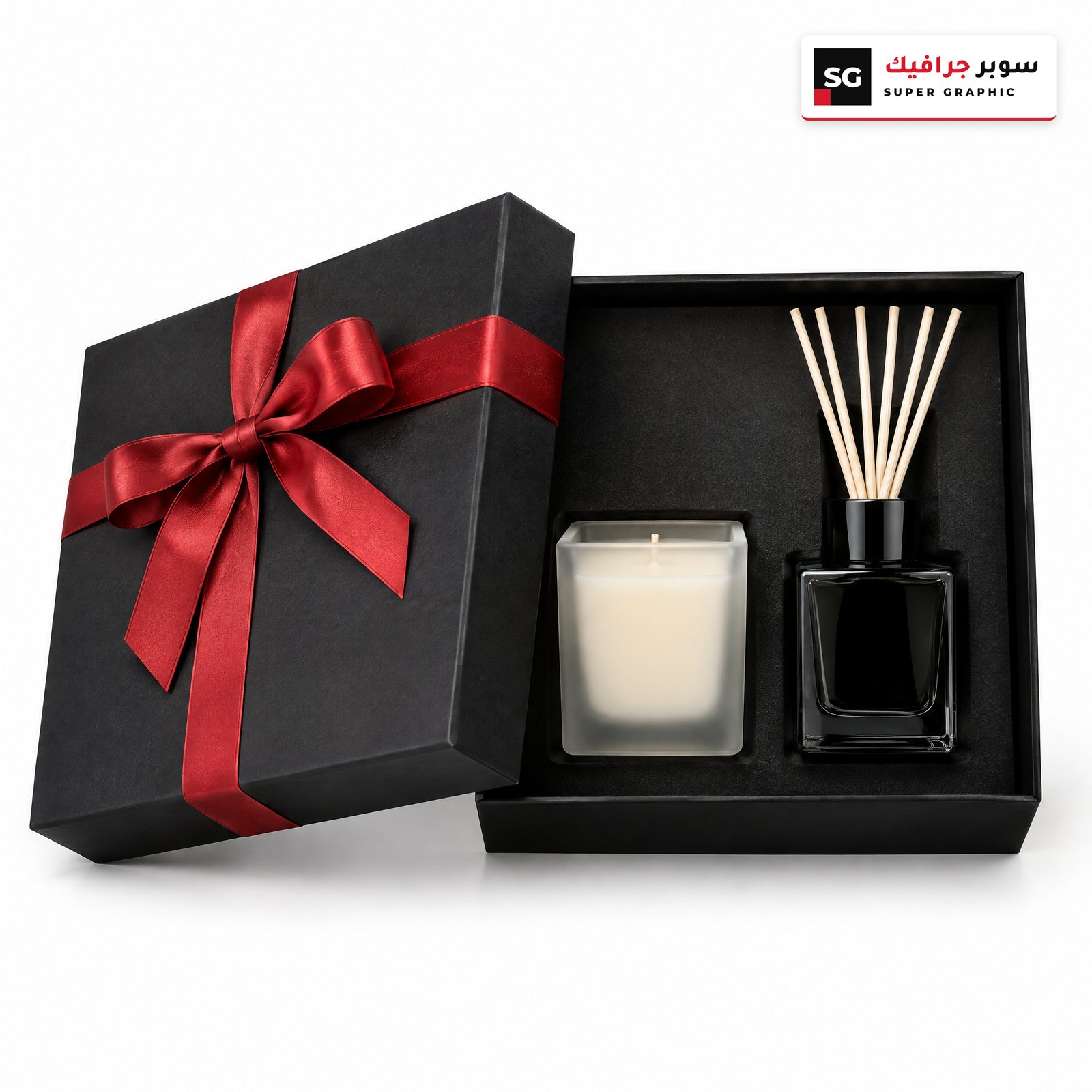 طقم شمعة وفوّاحة